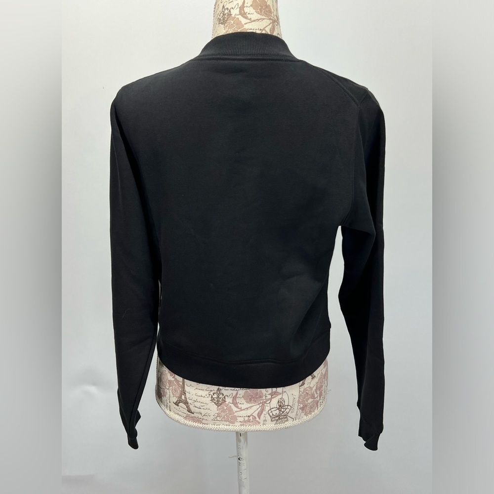 Human Habit Black Graphic Patchwork Crew Neck Swe… - image 4